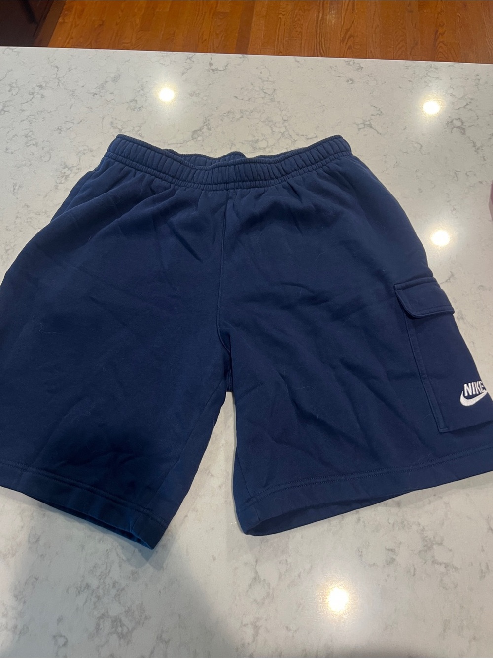 Nike Dark Blue Cargo Pocket Athletic Shorts